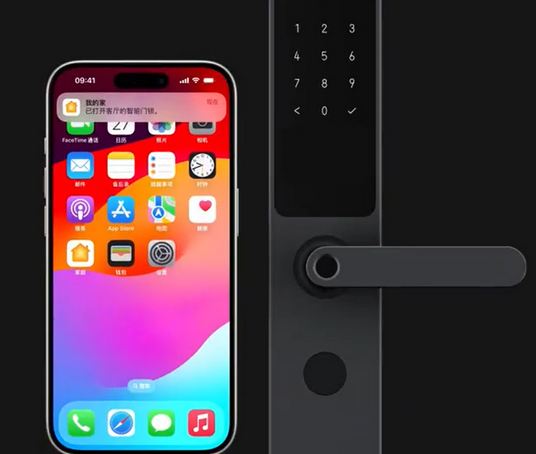瑞丽iPhone维修站分享在iPhone上使用家庭钥匙开启智能门锁 