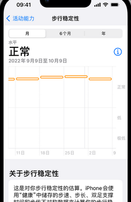 瑞丽iPhone手机维修如何在iPhone开启'步行稳定性通知'