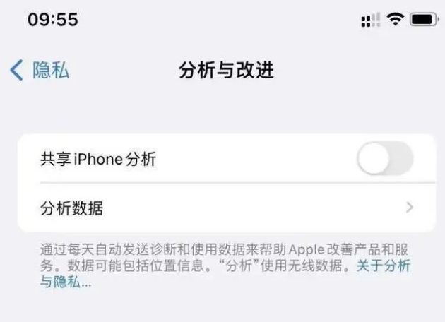 瑞丽苹果手机维修分享iPhone如何关闭隐私追踪 